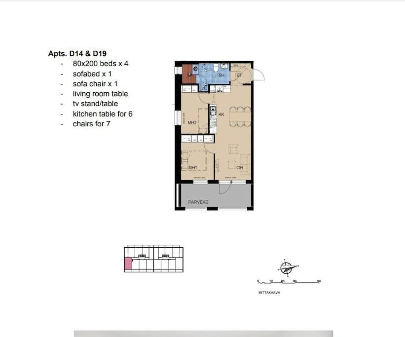 Apartment Brand New 2bdr With Private Sauna D14